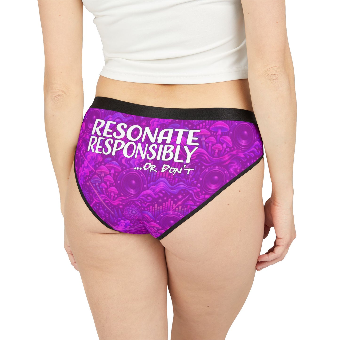 SwampLife Purple Psychedelic Print Underwear (Resonate Responsibly... or Don't)