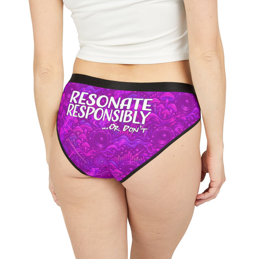 SwampLife Purple Psychedelic Print Underwear (Resonate Responsibly... or Don't)