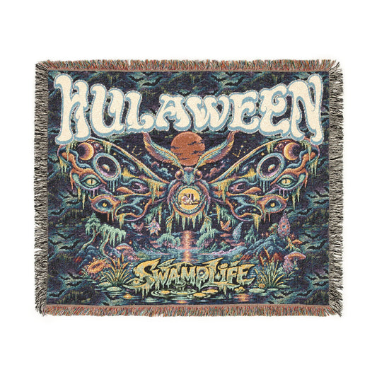 Hulaween Woven Blanket