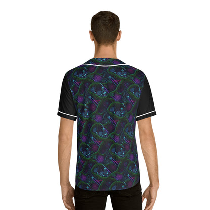 Swamp Bass Patterned Baseball Jersey