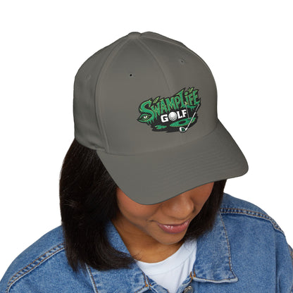 SwampLife Golf Embroidered Cap — 'Fore Real' Fitted Hat