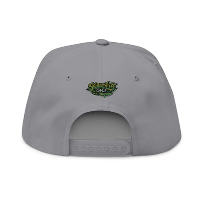 SwampLife Golf - GATOR Edition Embroidered Flat Bill Cap