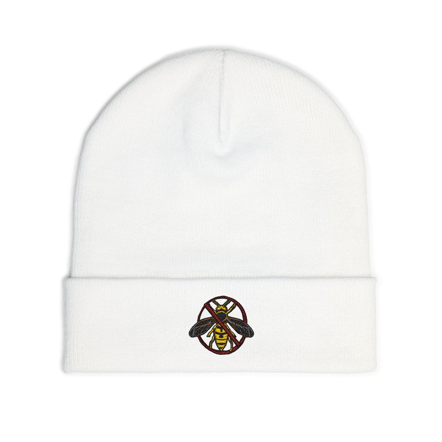 Embroidered "Bee Killa" Knit Beanie