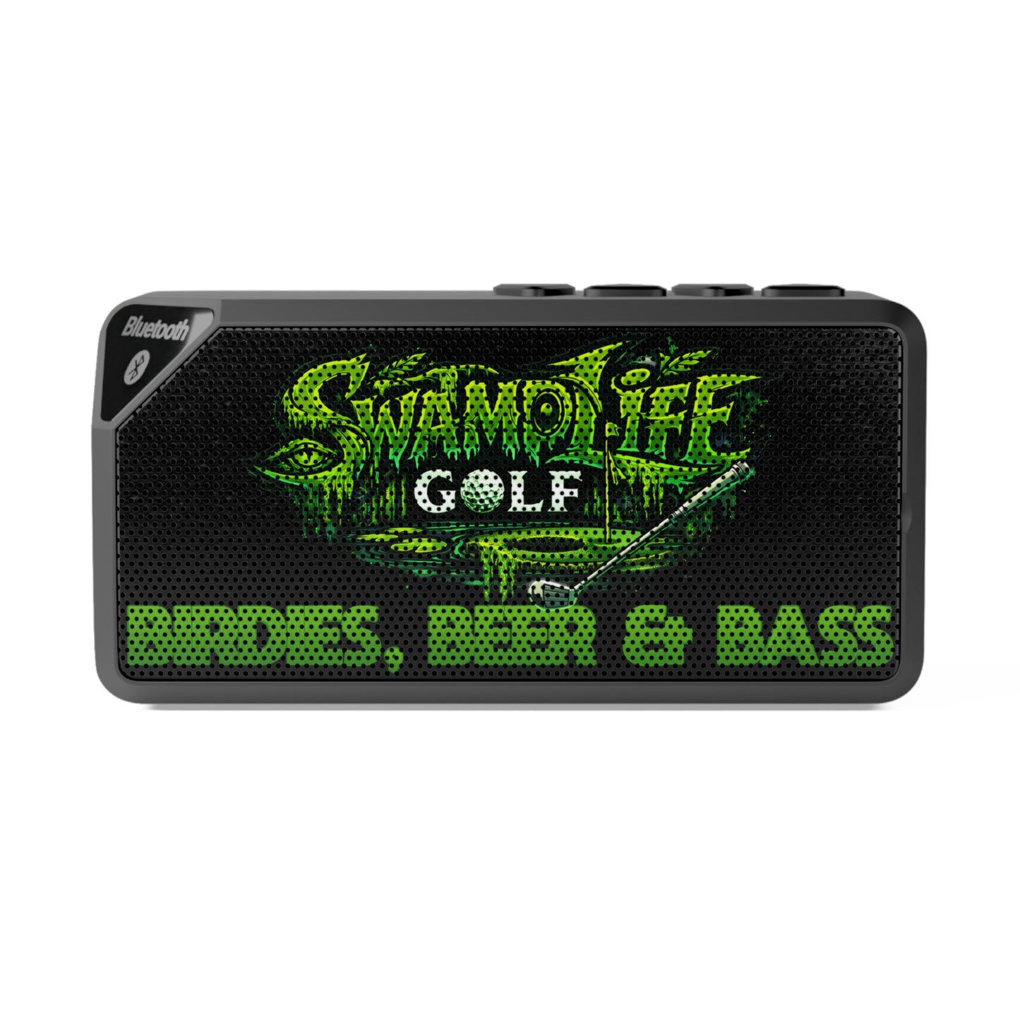 SwampLife: Golf "Birdies, Beer & Bass" - Portable Bluetooth Speaker