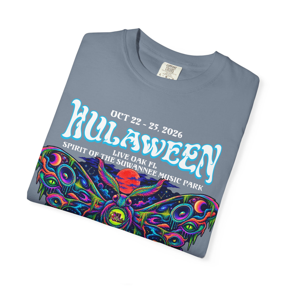 Hulaween Swamplife Moth Graphic T-Shirt