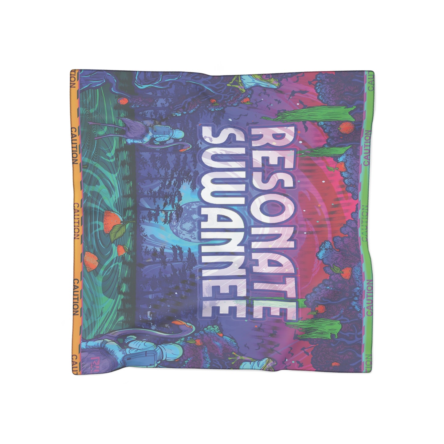 Vibrant Swamp - Festival Scarf
