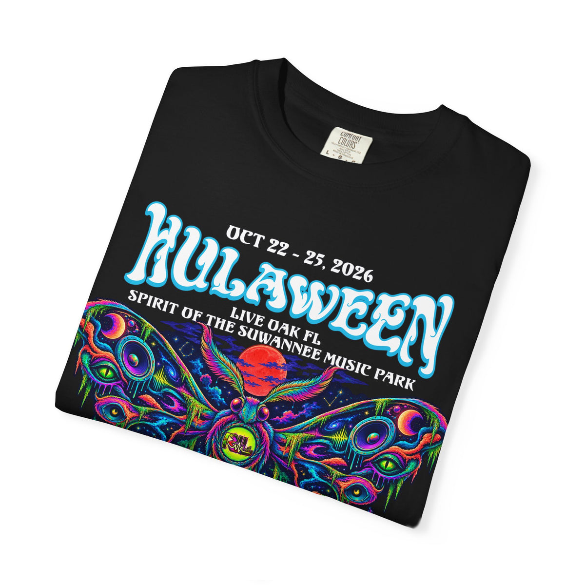 Hulaween Swamplife Moth Graphic T-Shirt