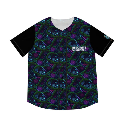 Swamp Bass Patterned Baseball Jersey