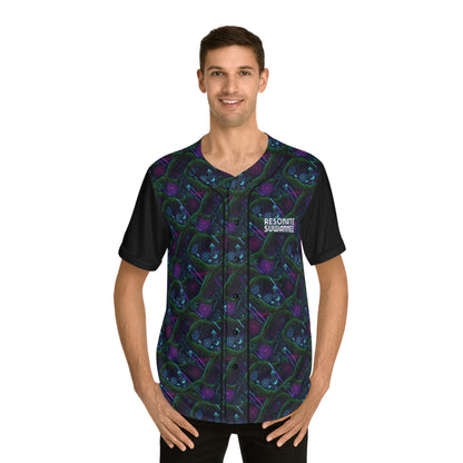 Swamp Bass Patterned Baseball Jersey
