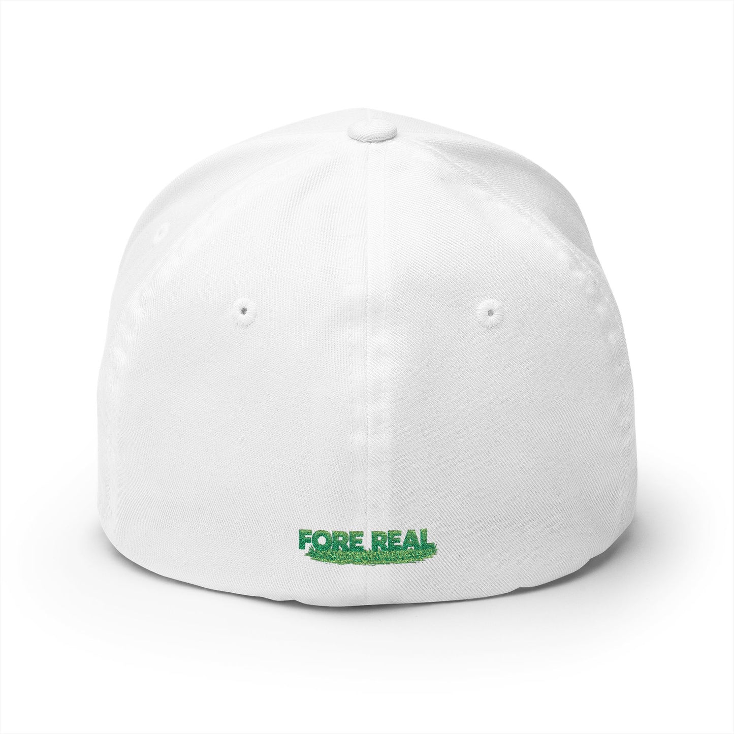 SwampLife Golf Embroidered Cap — 'Fore Real' Fitted Hat
