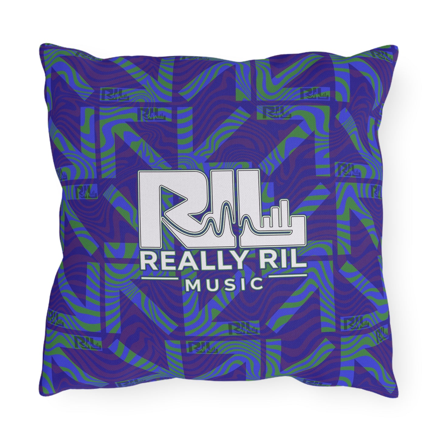 Really Ril Music Outdoor Pillow