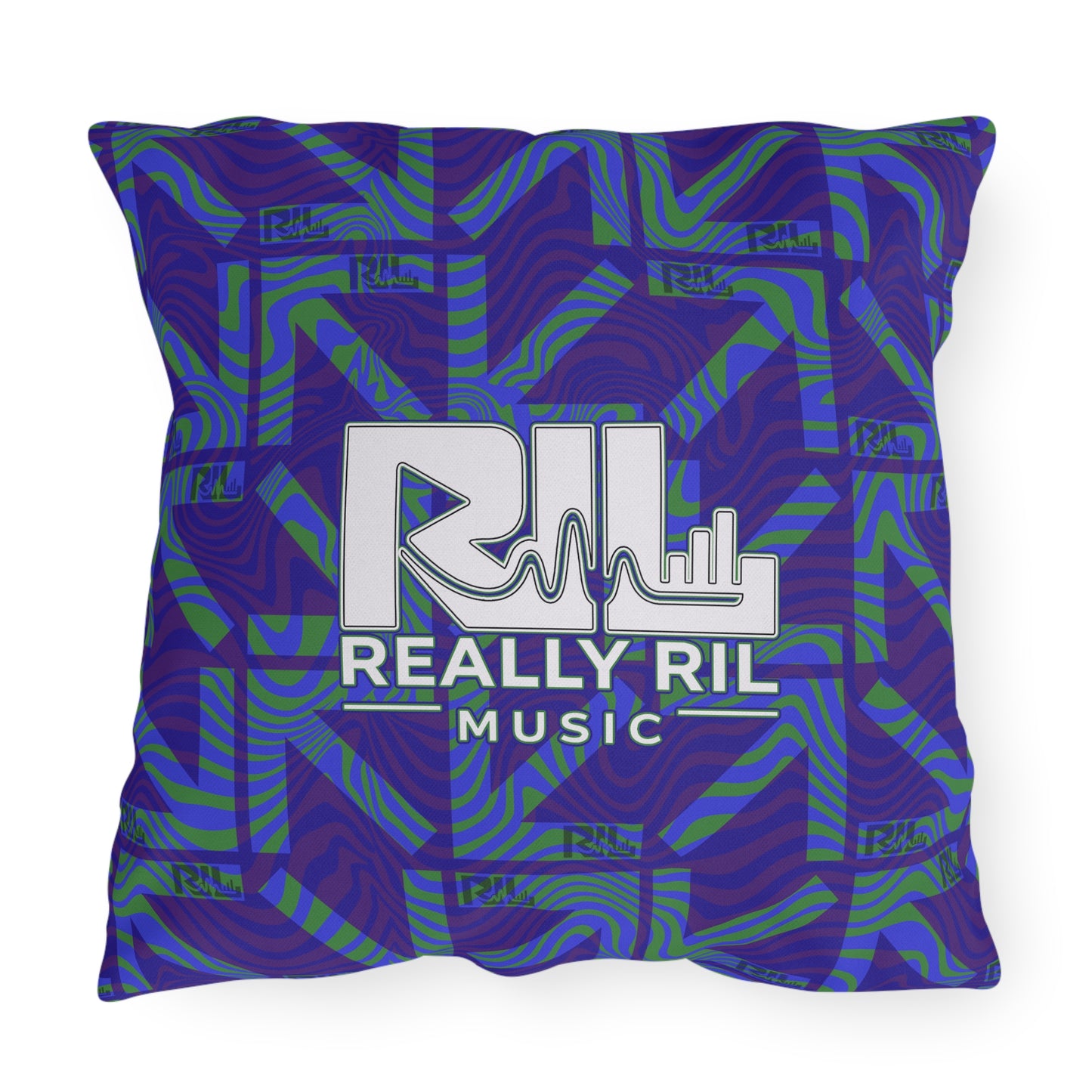 Really Ril Music Outdoor Pillow