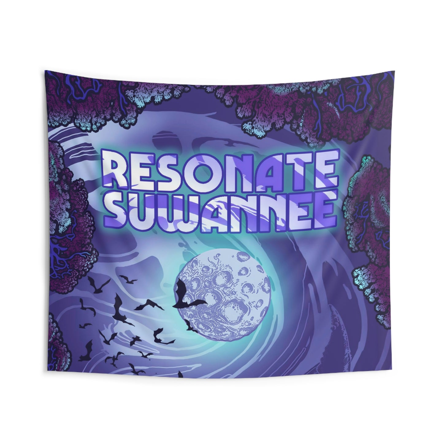 Moonlit Swamp Tapestry