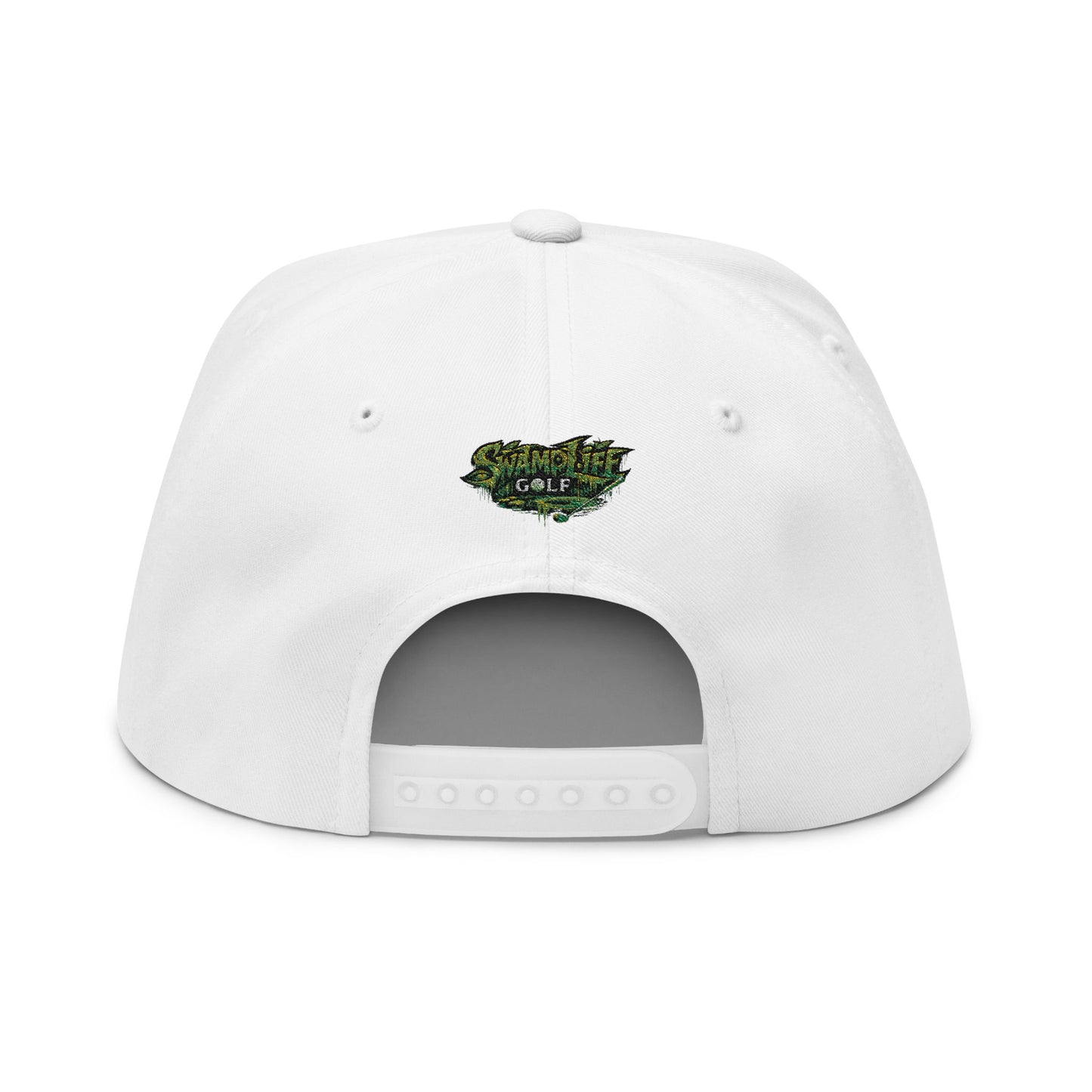 SwampLife Golf - GATOR Edition Embroidered Flat Bill Cap