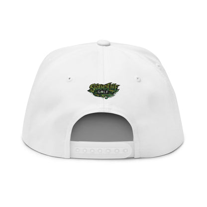 SwampLife Golf - GATOR Edition Embroidered Flat Bill Cap