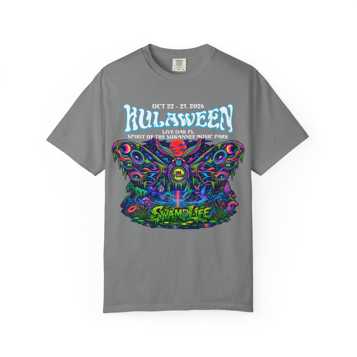 Hulaween Swamplife Moth Graphic T-Shirt