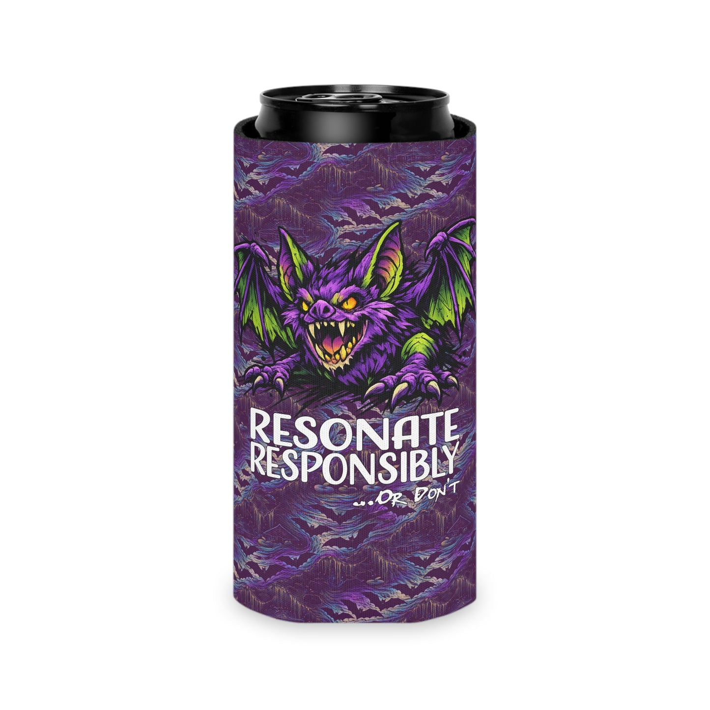 Stay Swampy & Resonate Responsibly - SwampLife Bat Koozie