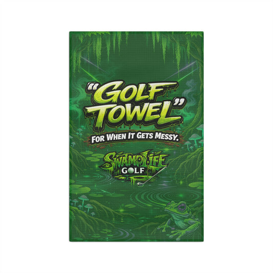 SwampLife: Golf  "Golf Towel" - MicrofiberCloth