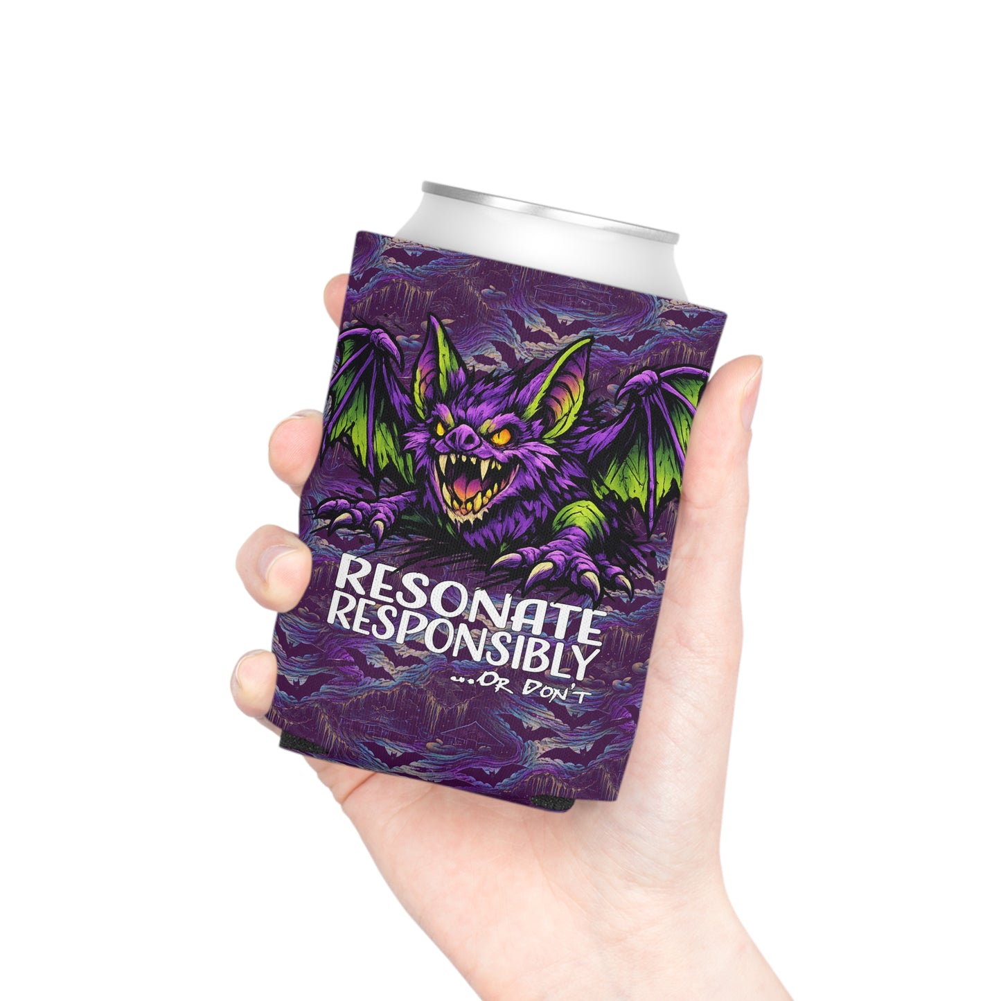 Stay Swampy & Resonate Responsibly - SwampLife Bat Koozie