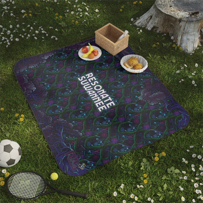 Dark Swamp Picnic Blanket/Outdoor Throw