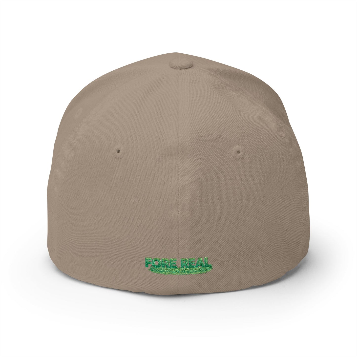 SwampLife Golf Embroidered Cap — 'Fore Real' Fitted Hat
