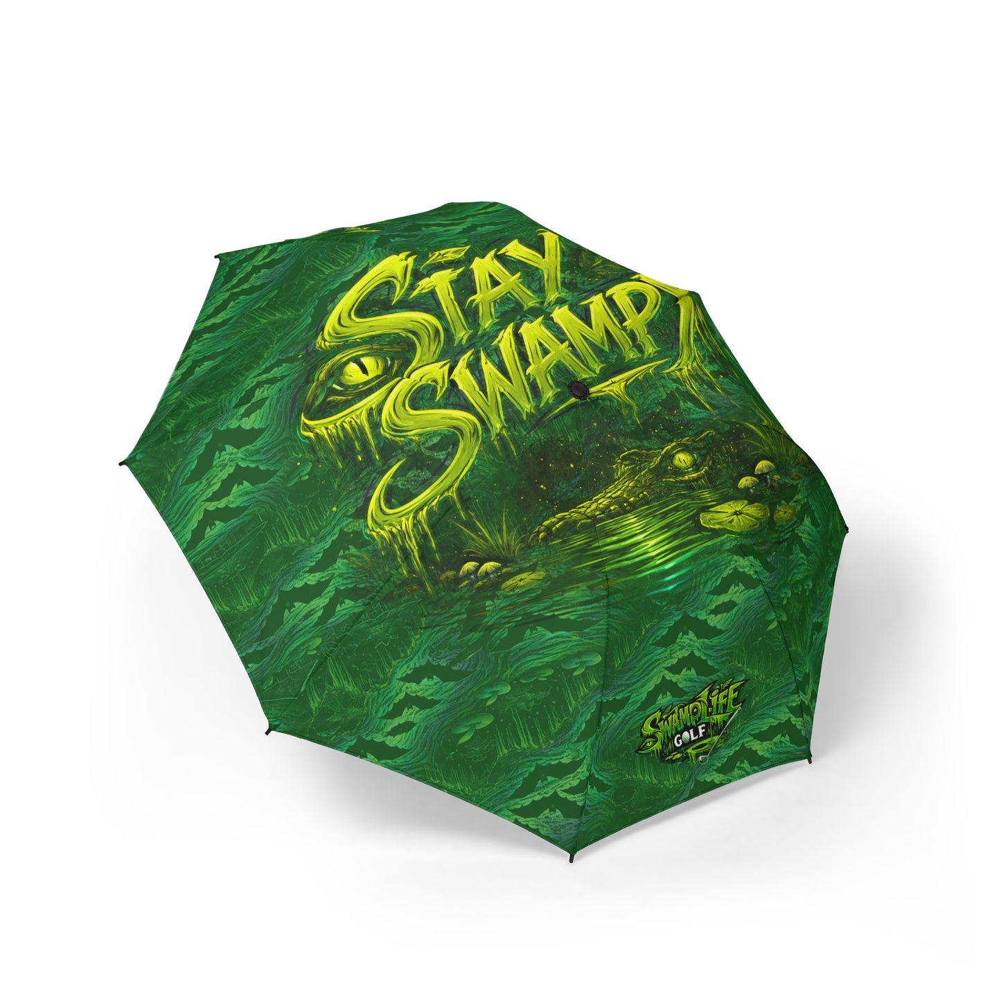 SwampLife: Golf - "Stay Swampy" Foldable Umbrella