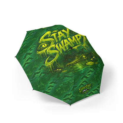SwampLife: Golf - "Stay Swampy" Foldable Umbrella