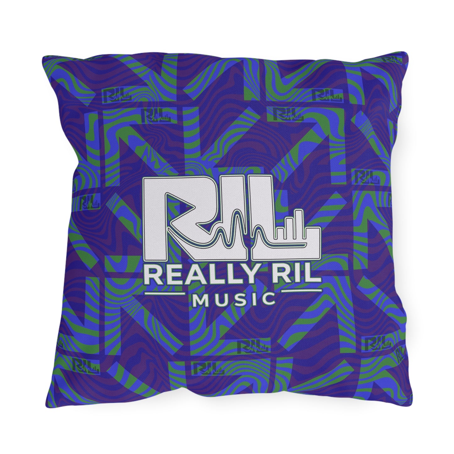 Really Ril Music Outdoor Pillow