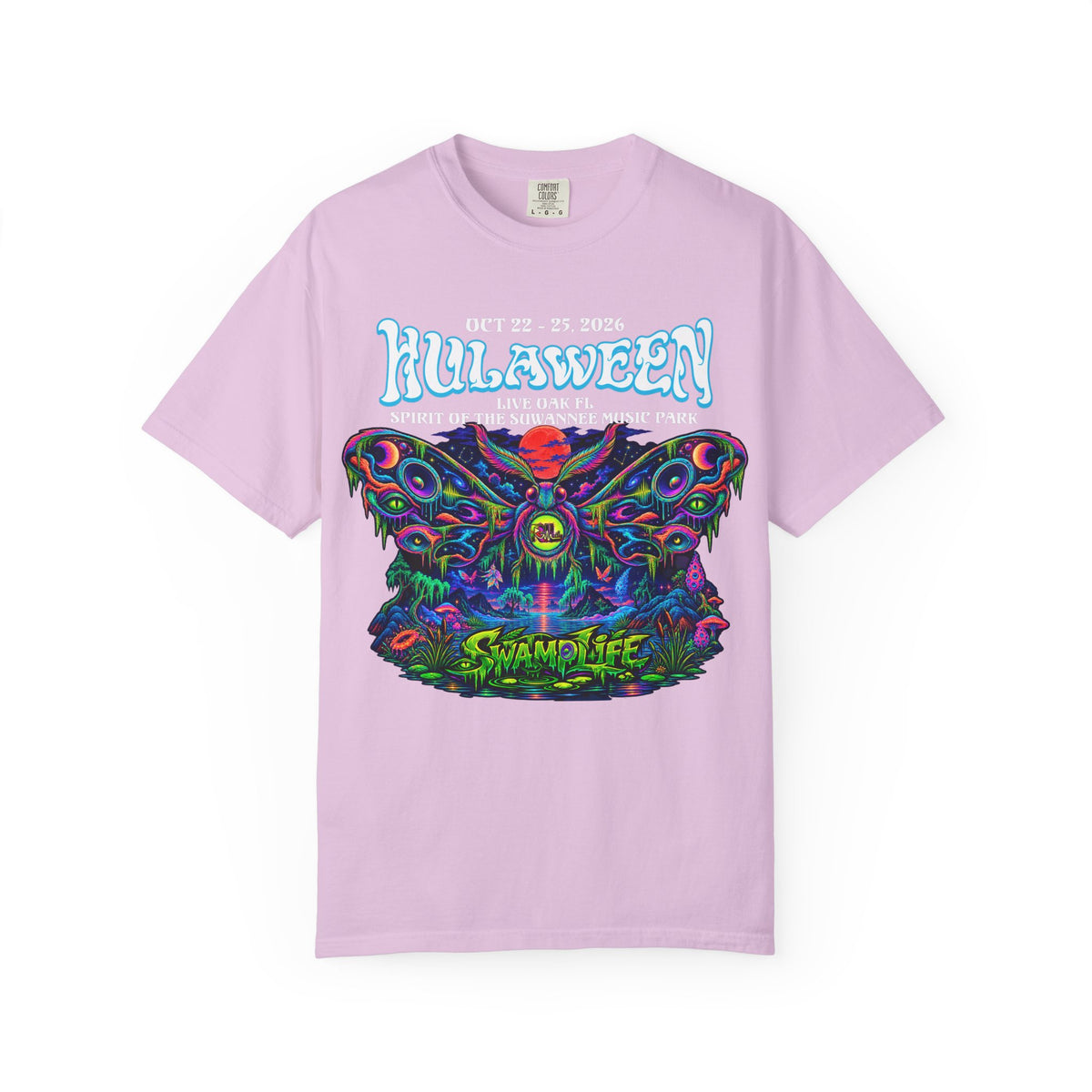 Hulaween Swamplife Moth Graphic T-Shirt
