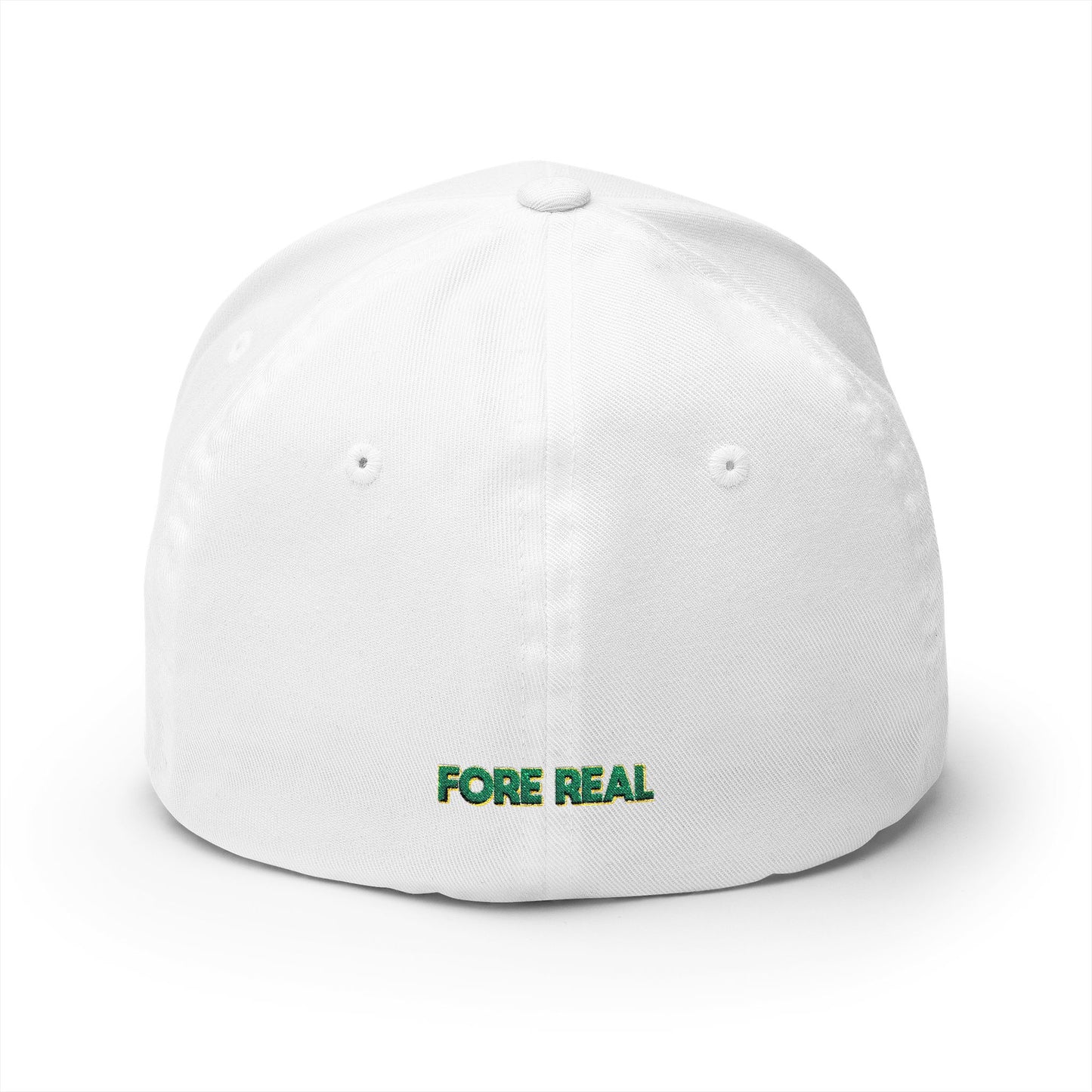 SwampLife Golf Embroidered Cap — 'Fore Real' Fitted Hat