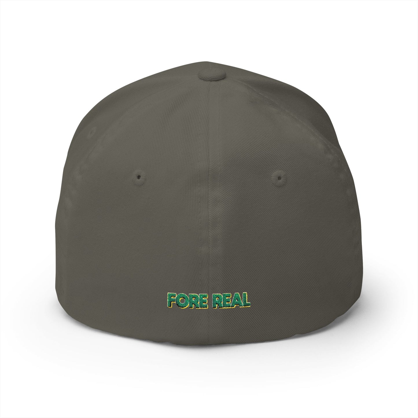 SwampLife Golf Embroidered Cap — 'Fore Real' Fitted Hat