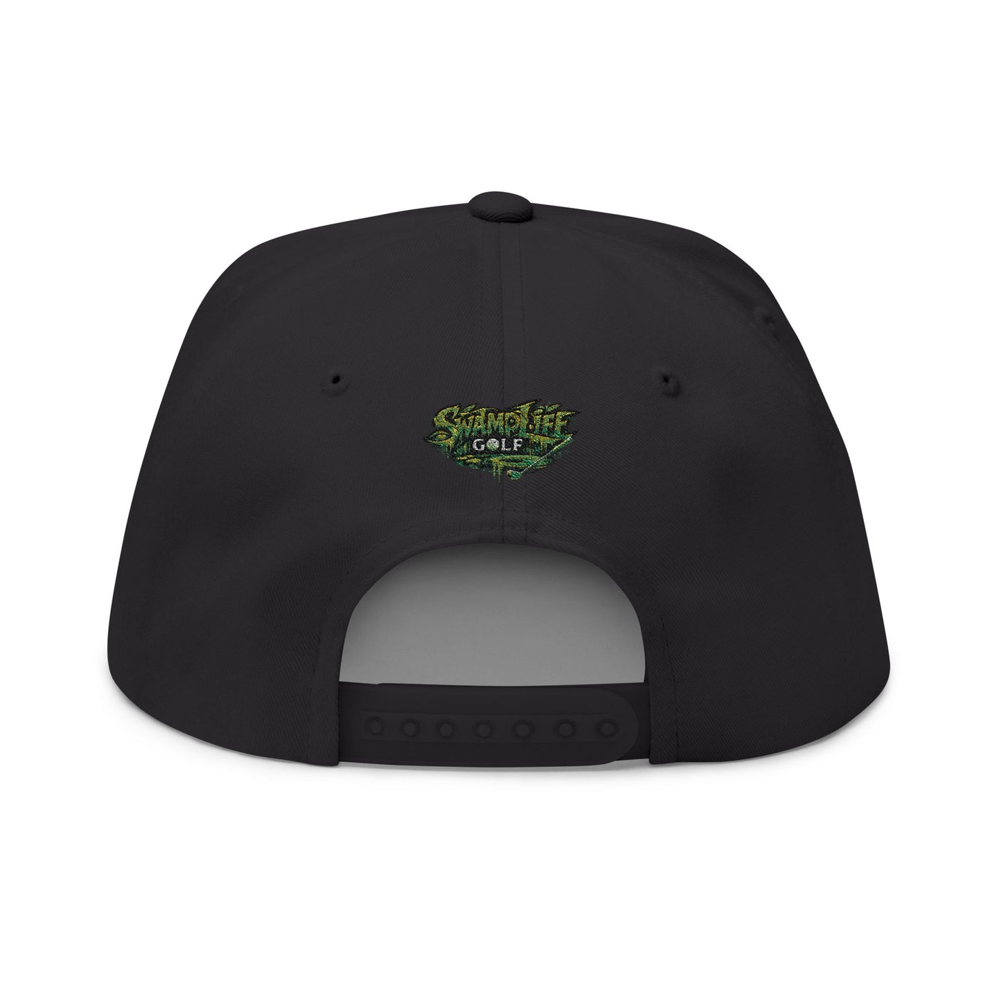 SwampLife Golf - GATOR Edition Embroidered Flat Bill Cap