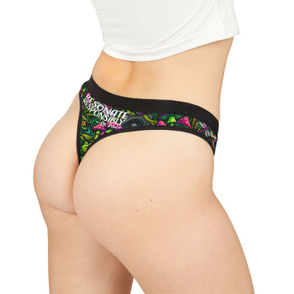 SwampLife Festival Psychedelic Mushroom Graphic Underwear —(Resonate Responsibly... or Don't)
