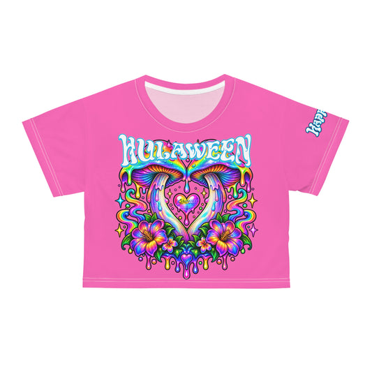 Hulaween Suwannee Love - Heart Crop Tee