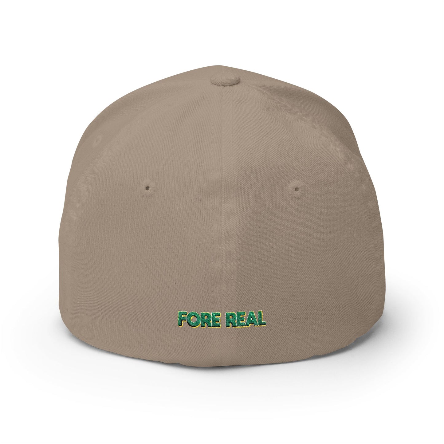 SwampLife Golf Embroidered Cap — 'Fore Real' Fitted Hat