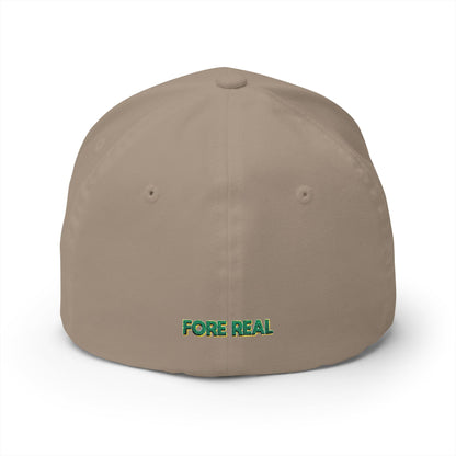 SwampLife Golf Embroidered Cap — 'Fore Real' Fitted Hat