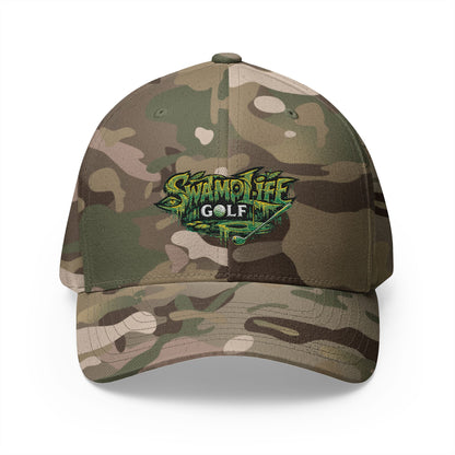 SwampLife Golf Embroidered Cap — 'Fore Real' Fitted Hat