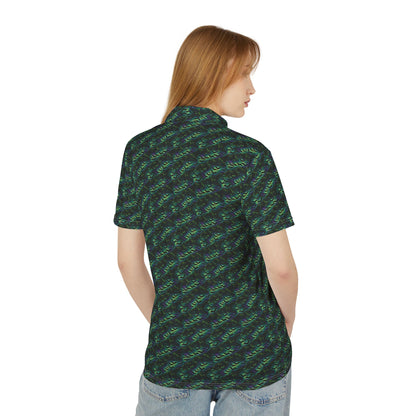 SwampLife Casual Golf Polo - SwampLife Music Pattern