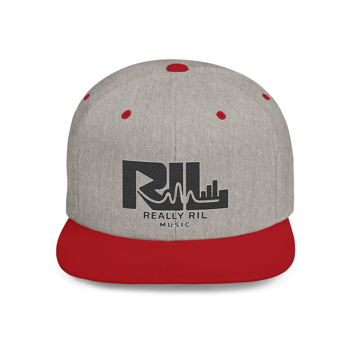 "Really Ril Music" Flat Bill Snapback Hat