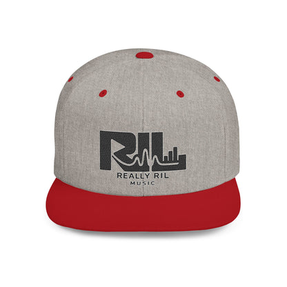 "Really Ril Music" Flat Bill Snapback Hat