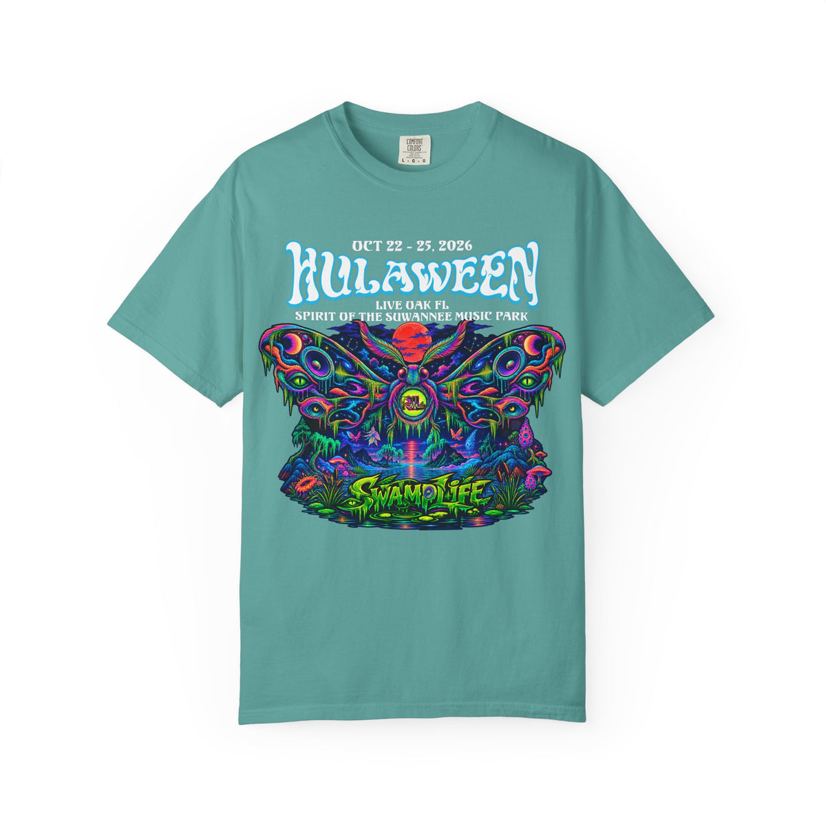 Hulaween Swamplife Moth Graphic T-Shirt