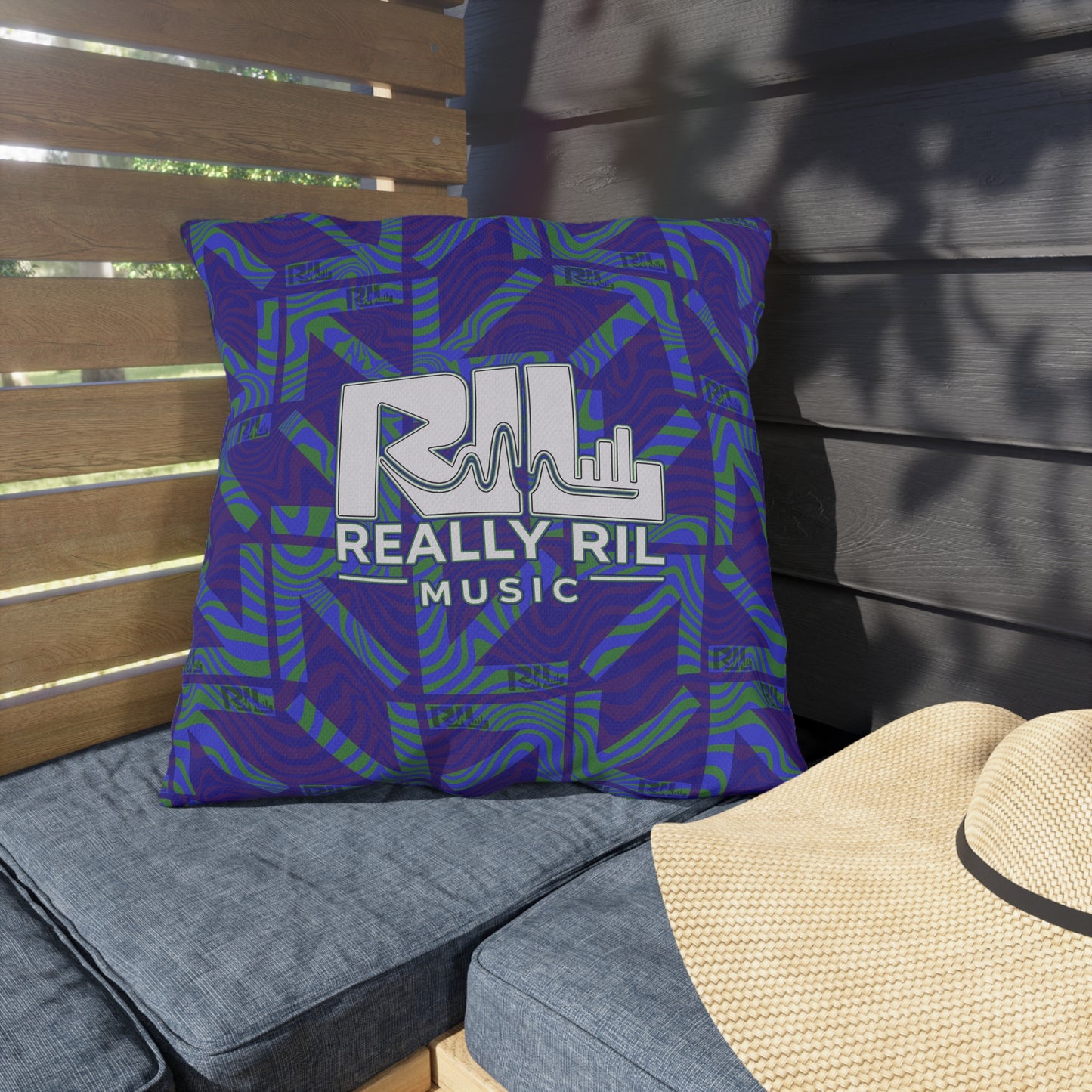Really Ril Music Outdoor Pillow