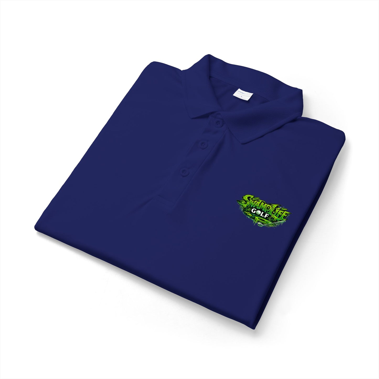 SwampLife Golf Logo Polo — Performance Sport Shirt