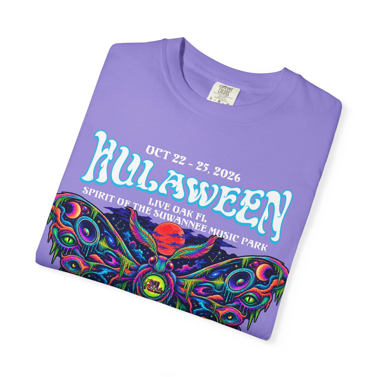 Hulaween Swamplife Moth Graphic T-Shirt