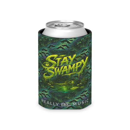 Stay Swampy & Resonate Responsibly - SwampLife Gator Koozie