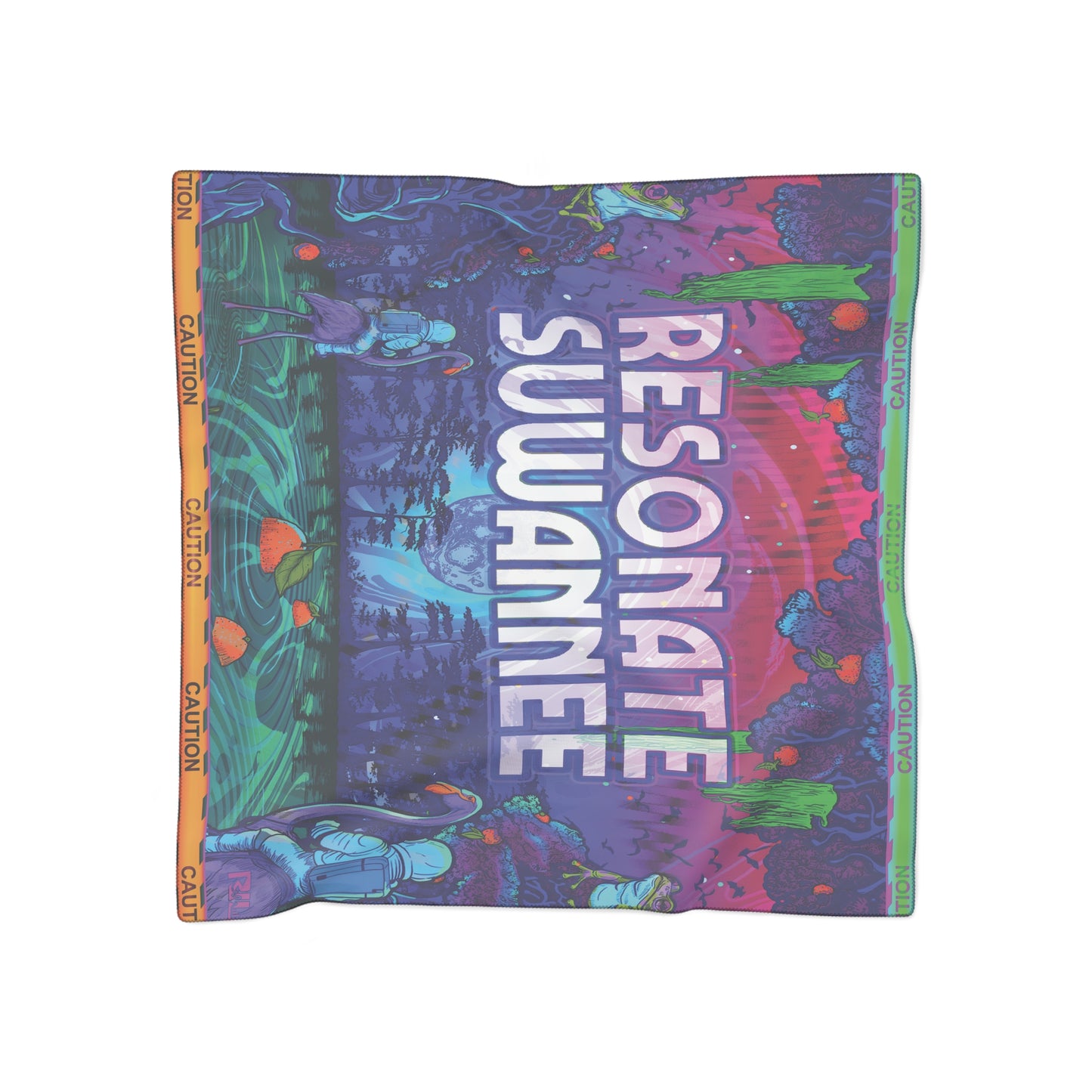 Vibrant Swamp - Festival Scarf