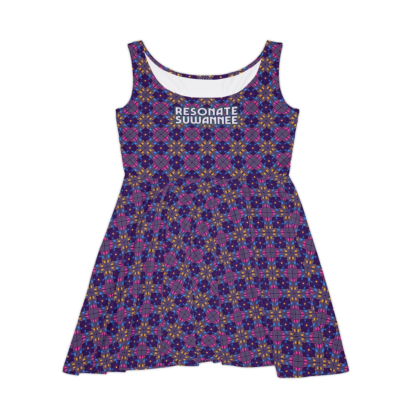 Purple Music Kaleidoscope Dress