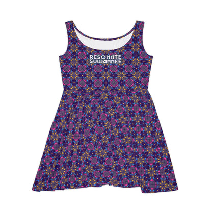 Purple Music Kaleidoscope Dress