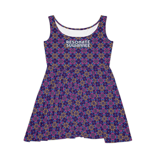 Purple Music Kaleidoscope Dress