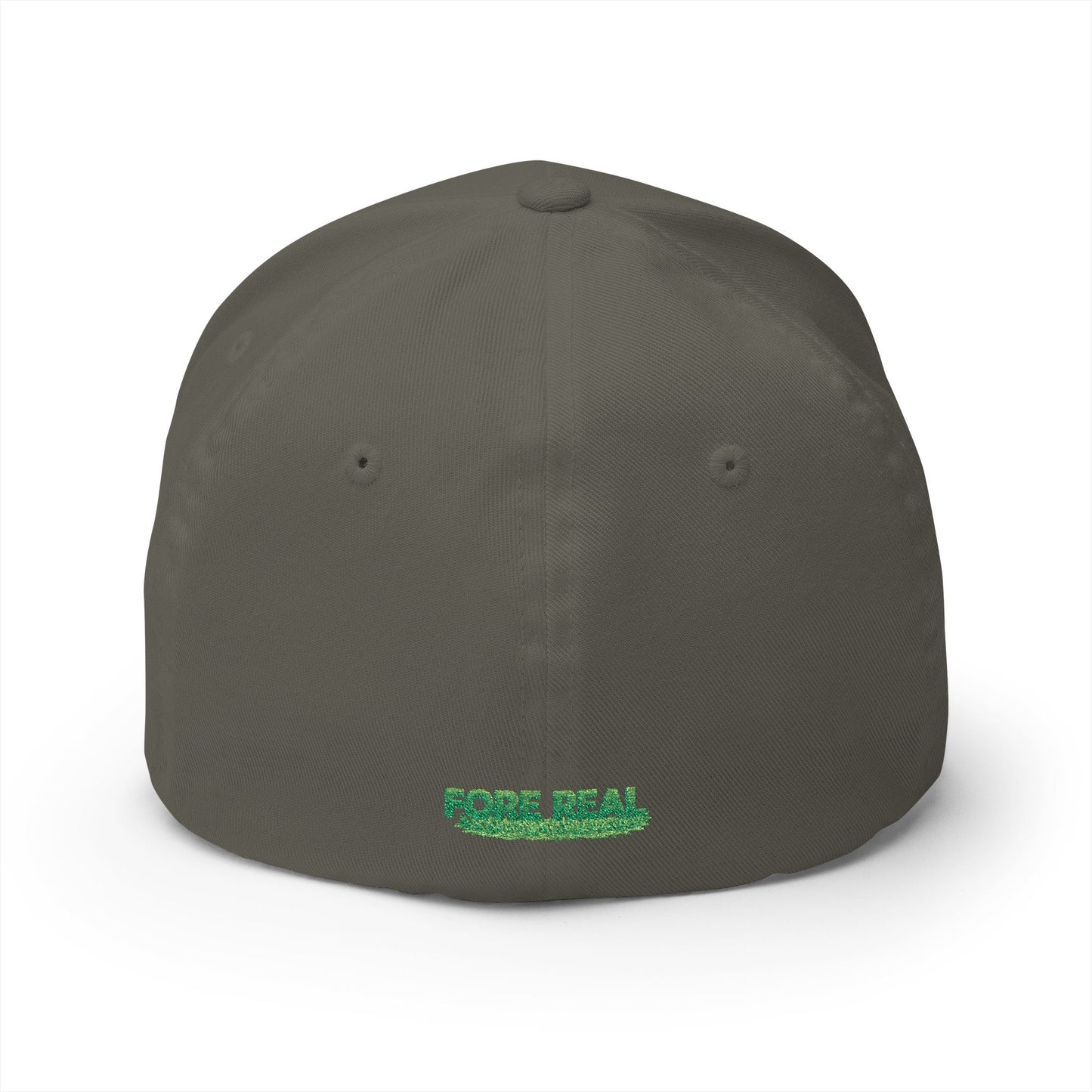 SwampLife Golf Embroidered Cap — 'Fore Real' Fitted Hat